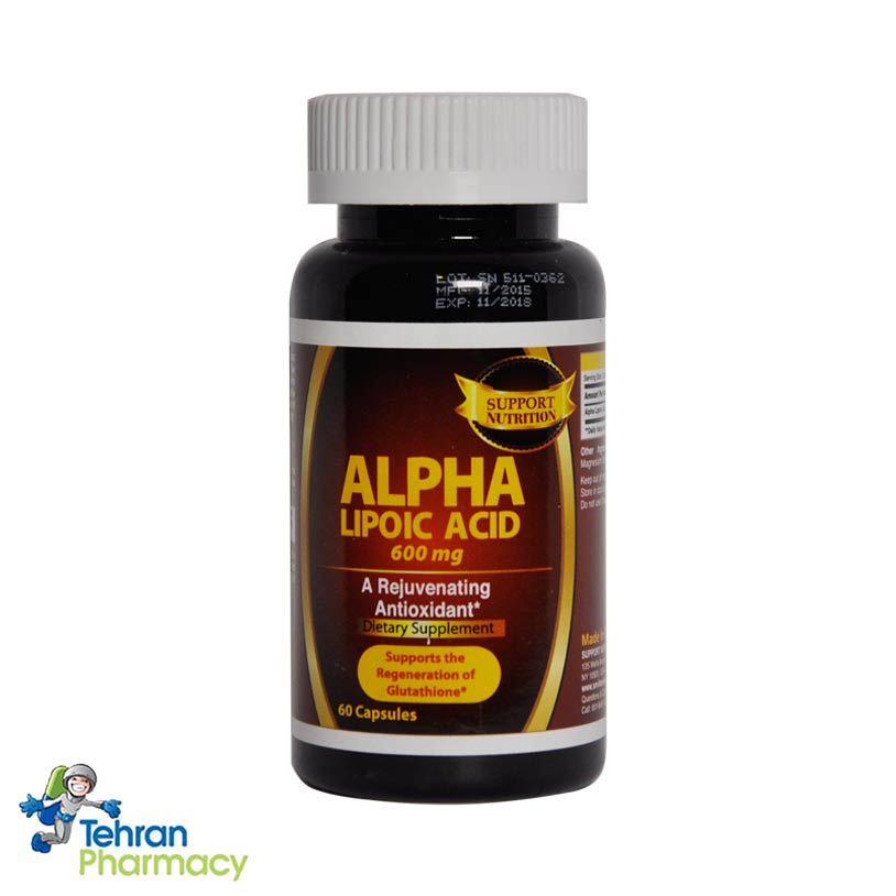 آلفا لیپوئیک اسید ساپورت نوتریشن - SUPPORT NUTRITION ALPHA LIPOIC ACID